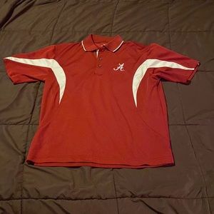 PGA Tour golf shirt Alabama crimson tide medium polo